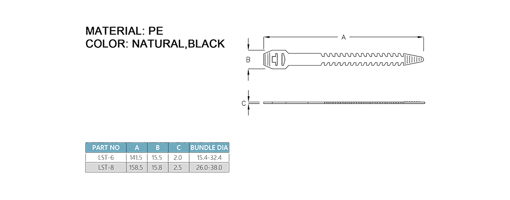 Wire Ties LST-6